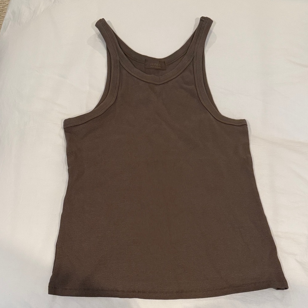 nuuds Chocolate Brown Tank Top